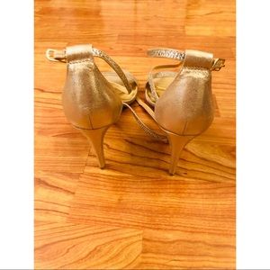 Champagne formal sandals